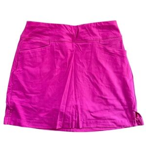 Lady Hagen Pocketed Pink Golf Skirt Skort Size: Medium
